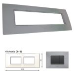gm-casaviva-pxsf08006-glossy-horizontal-8m-white-cover-plate-with-frame