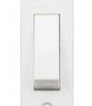 6A, 1Way Switch Urea Back piece(IP20) 100W SBL Load
