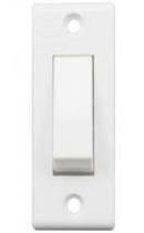 6A, 1Way Switch Urea Back piece(IP20) 100W SBL Load