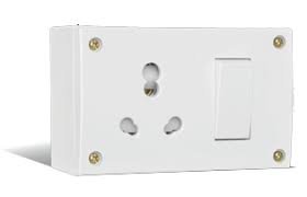 6A/16A, SS Combined with Box with Box 4 fixing Holes