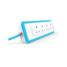 16A, Bent Spike Guard 4 Socket, 1 Switch, 1.5m